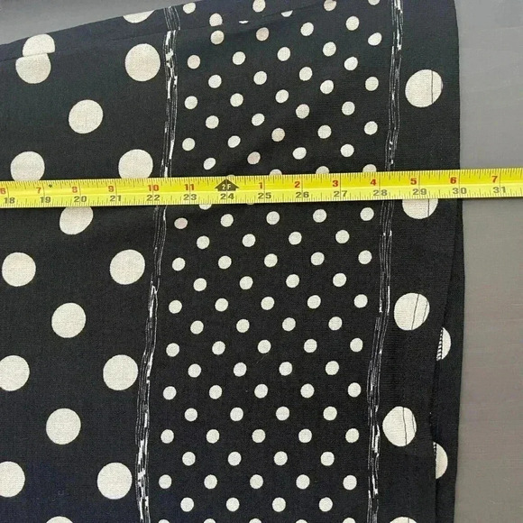 Sleeveless Polka Dot Dress - Knit Turtleneck Unique Design Medium - Picture 7 of 11